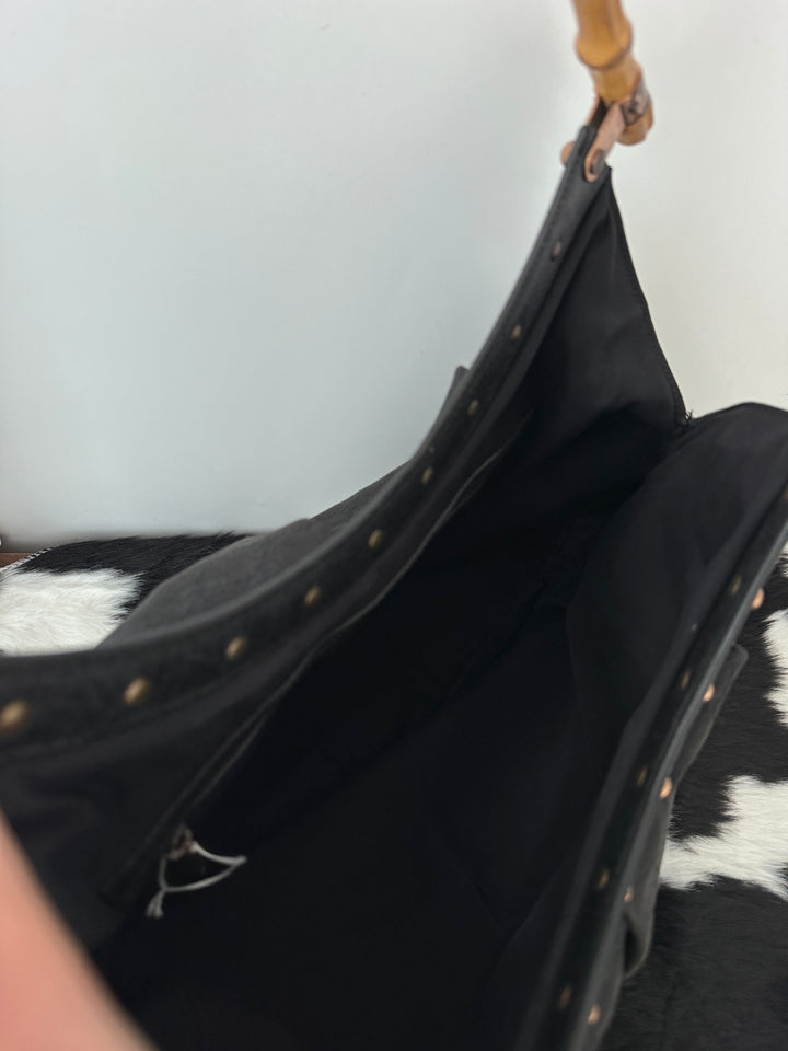 GUCCI Bamboo Hobo Bag 🖤｜Rare Large Bamboo Handle × Iconic GG Canvas × Spacious Interior