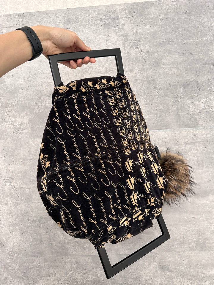 CHANEL Velvet Hand Bag 🖤
