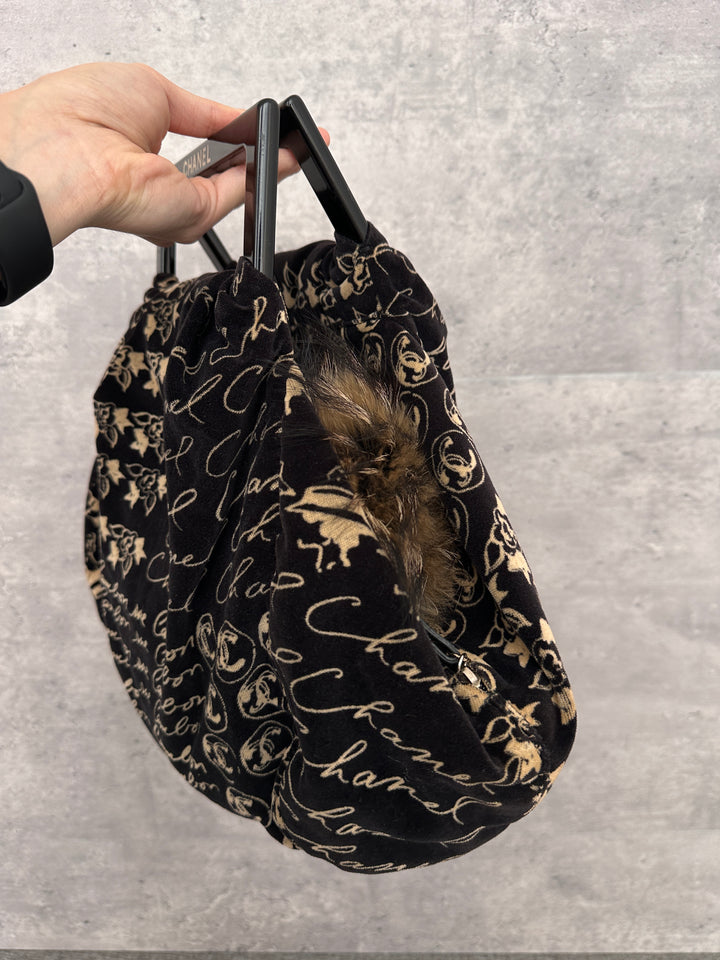 CHANEL Velvet Hand Bag 🖤