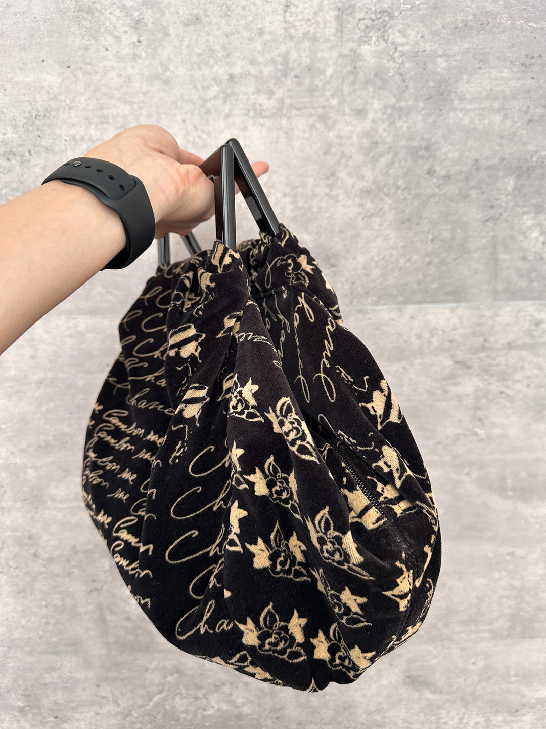 CHANEL Velvet Hand Bag 🖤