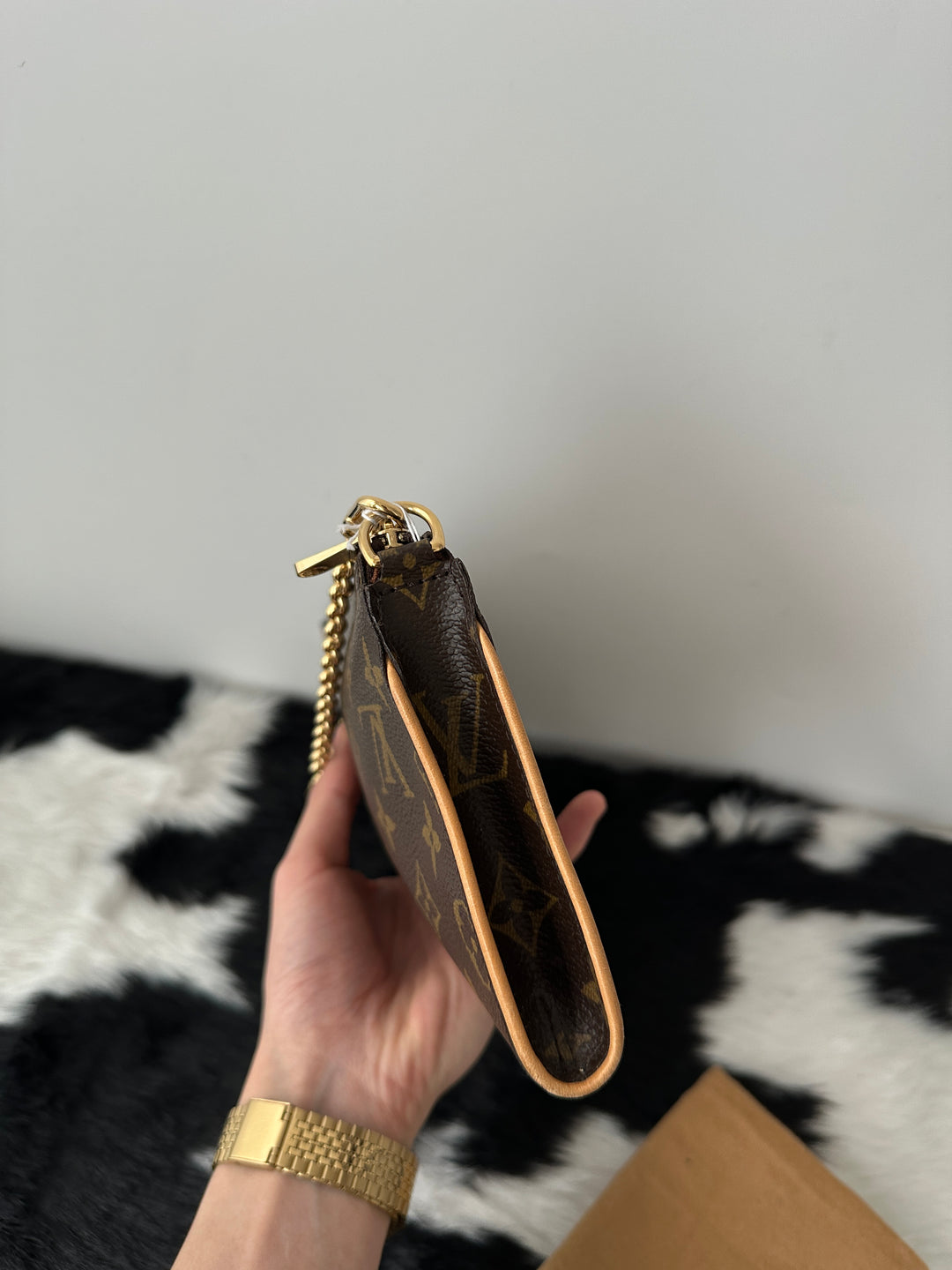 Louis Vuitton Monogram Chain Shoulder Bag 🤎｜Rare Monogram × Chain Strap × Excellent Condition