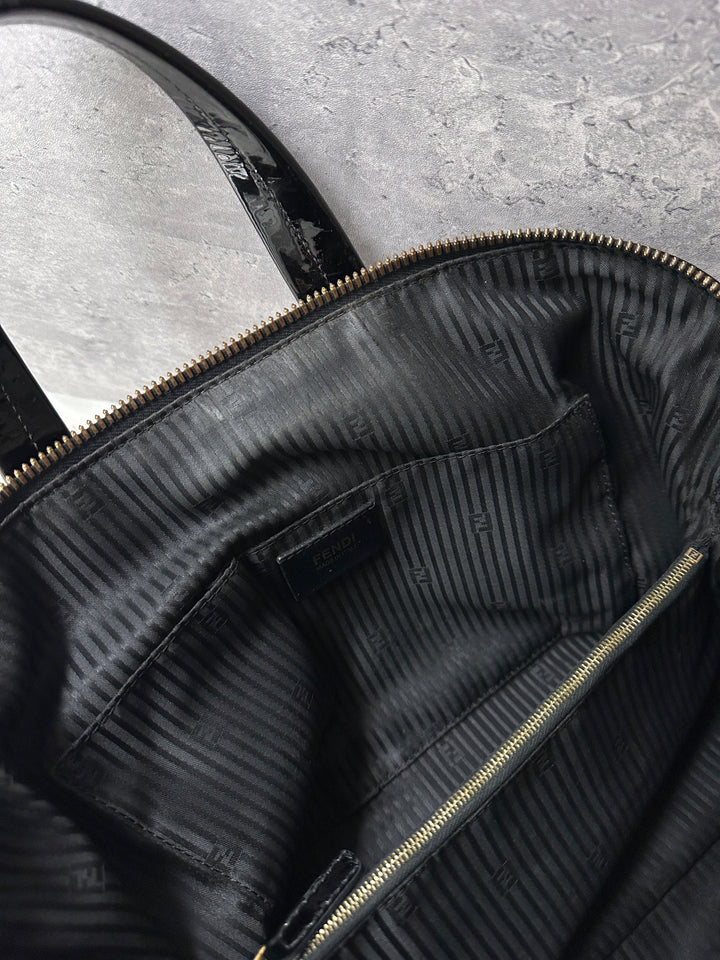 Fendi Boston Bag 🖤｜Gold FF Hardware｜Lightweight Design｜Great Value