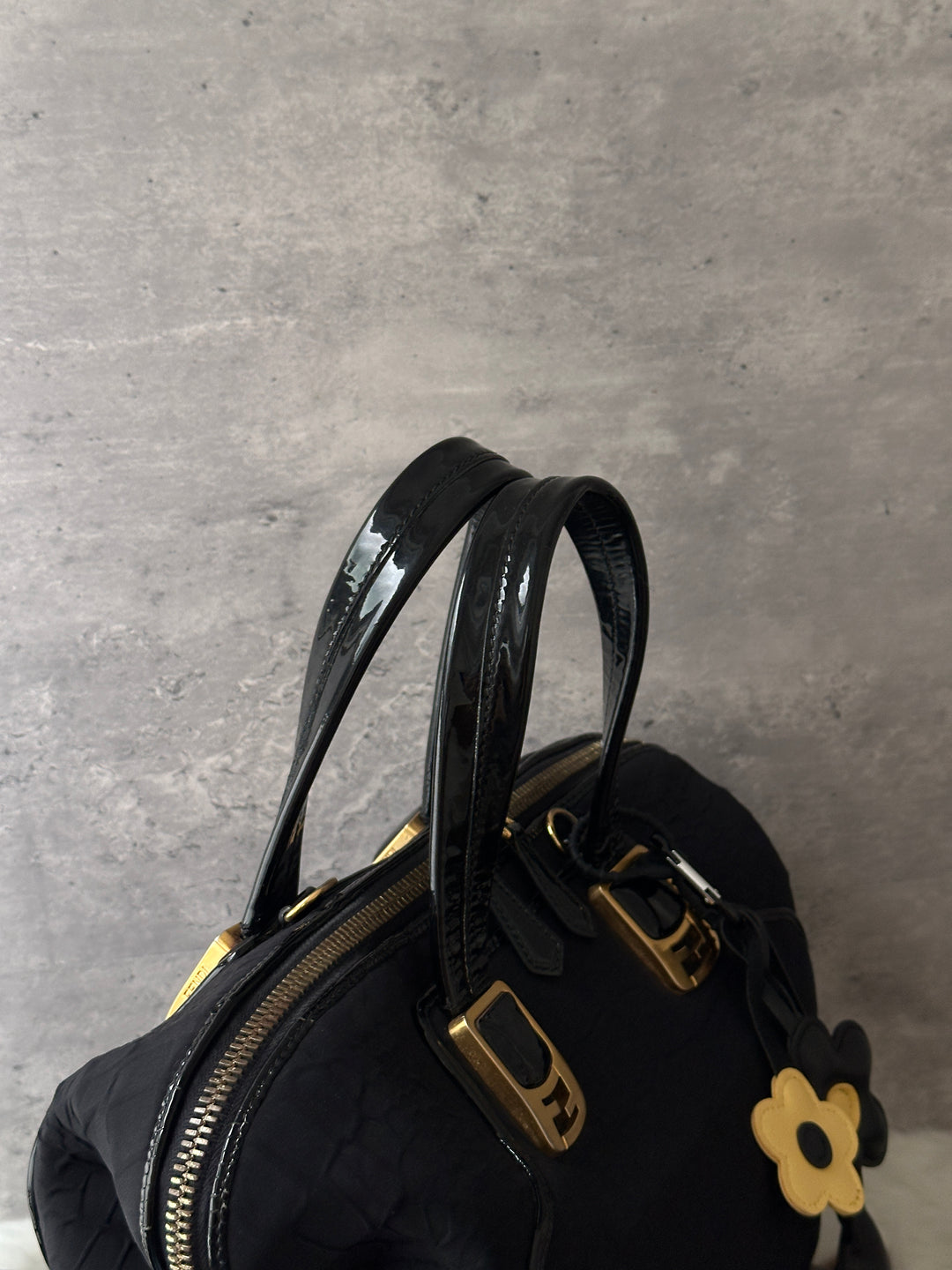 Fendi Boston Bag 🖤｜Gold FF Hardware｜Lightweight Design｜Great Value