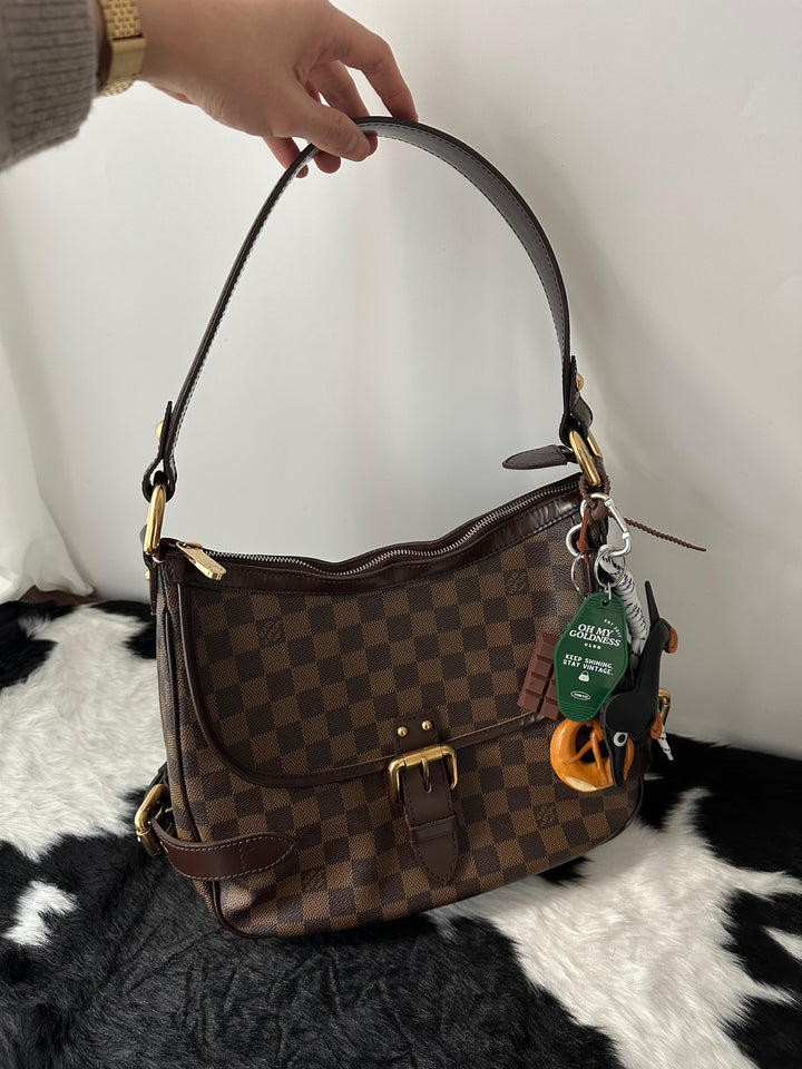 Louis Vuitton “Damier Twin-Star Hobo” 🤎 | Chic, Lightweight & iPad-Friendly