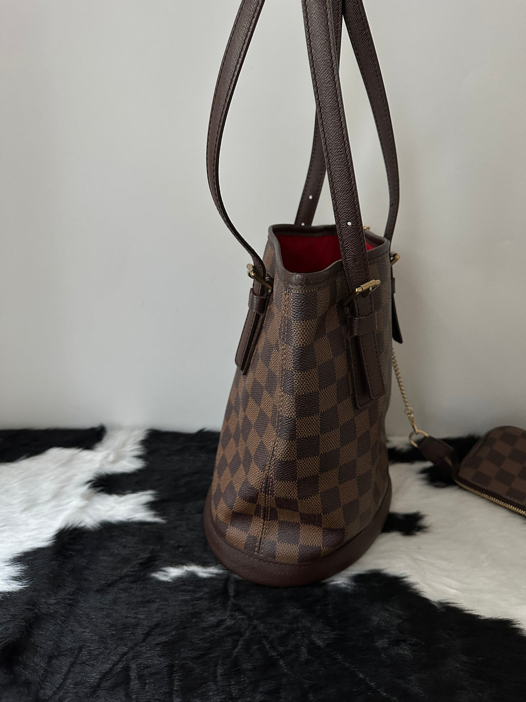 LOUIS VUITTON 🤎 Damier Bucket Tote🪣✨｜Detachable Pouch × Adorable Bucket Shape × Practical Daily Capacity&nbsp;