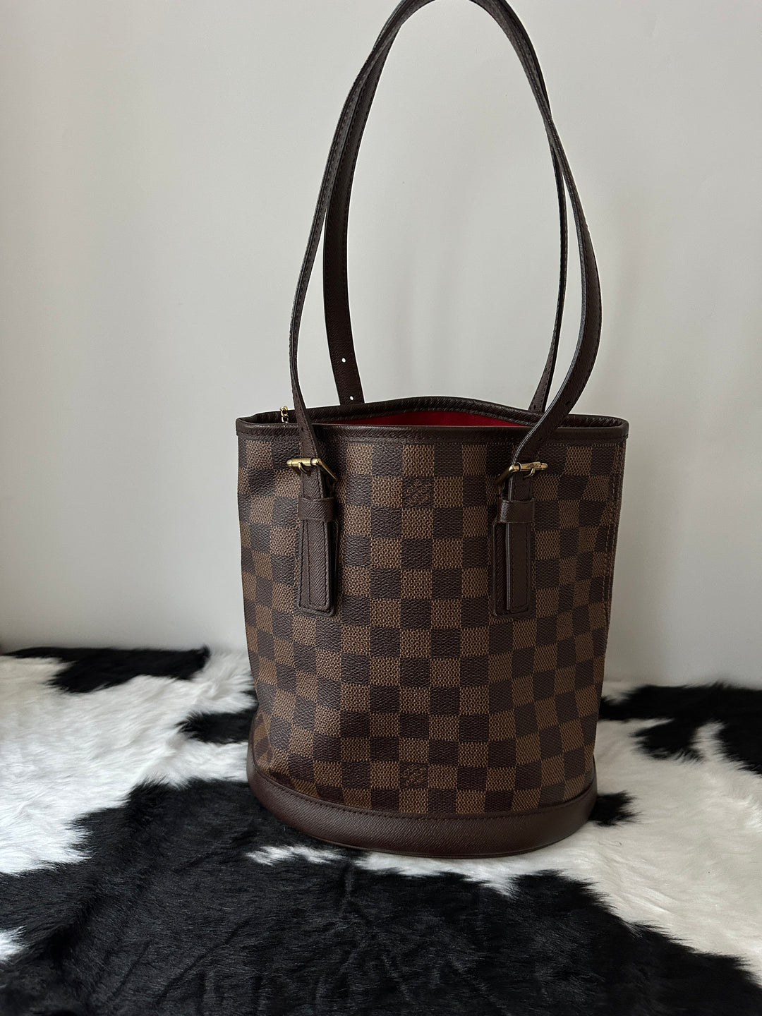 LOUIS VUITTON 🤎 Damier Bucket Tote🪣✨｜Detachable Pouch × Adorable Bucket Shape × Practical Daily Capacity&nbsp;