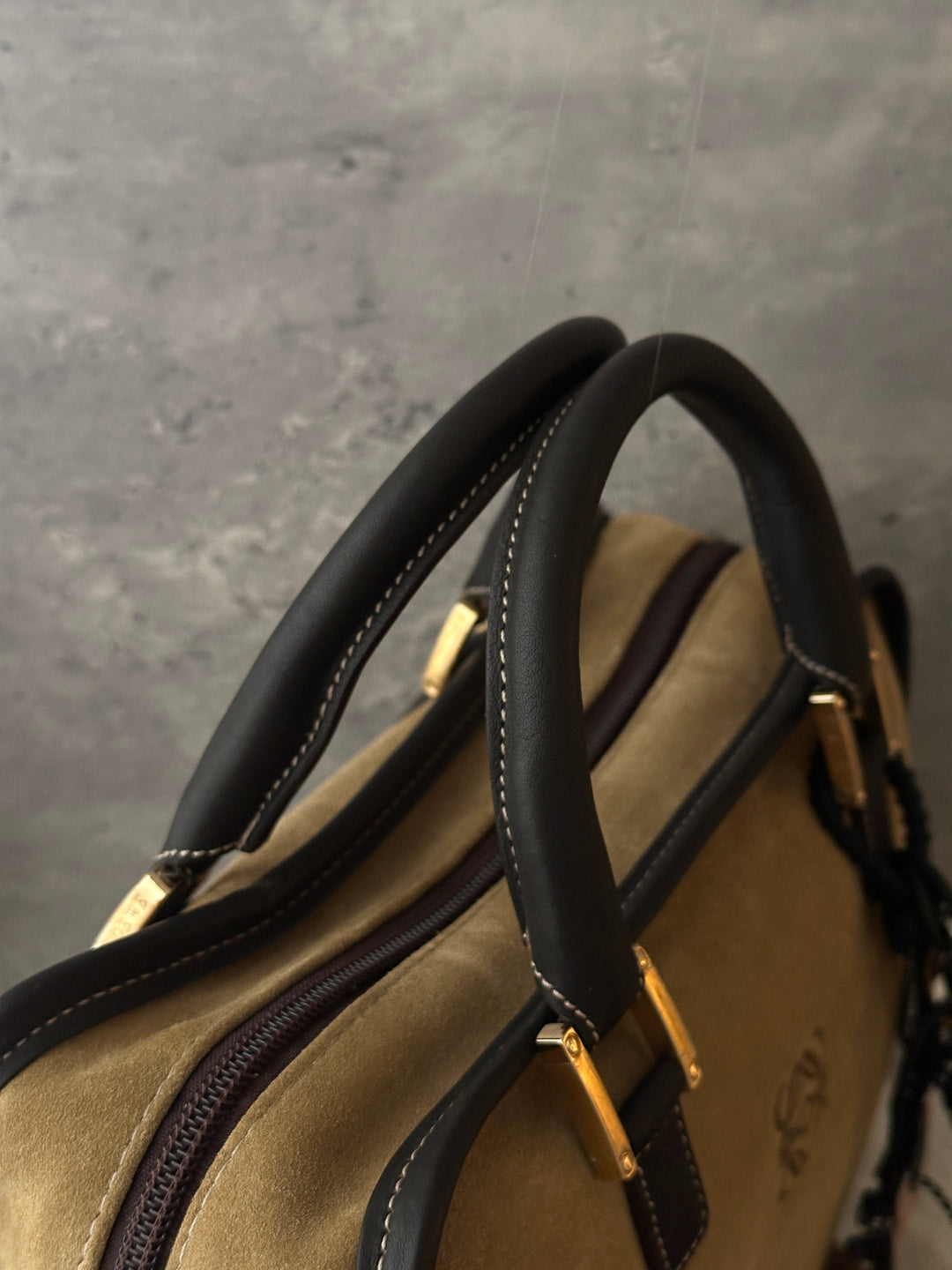 LOEWE Amazona Suede Bag 🤎🖤｜Teddy Bear Tones × Suede Leather × Full Set