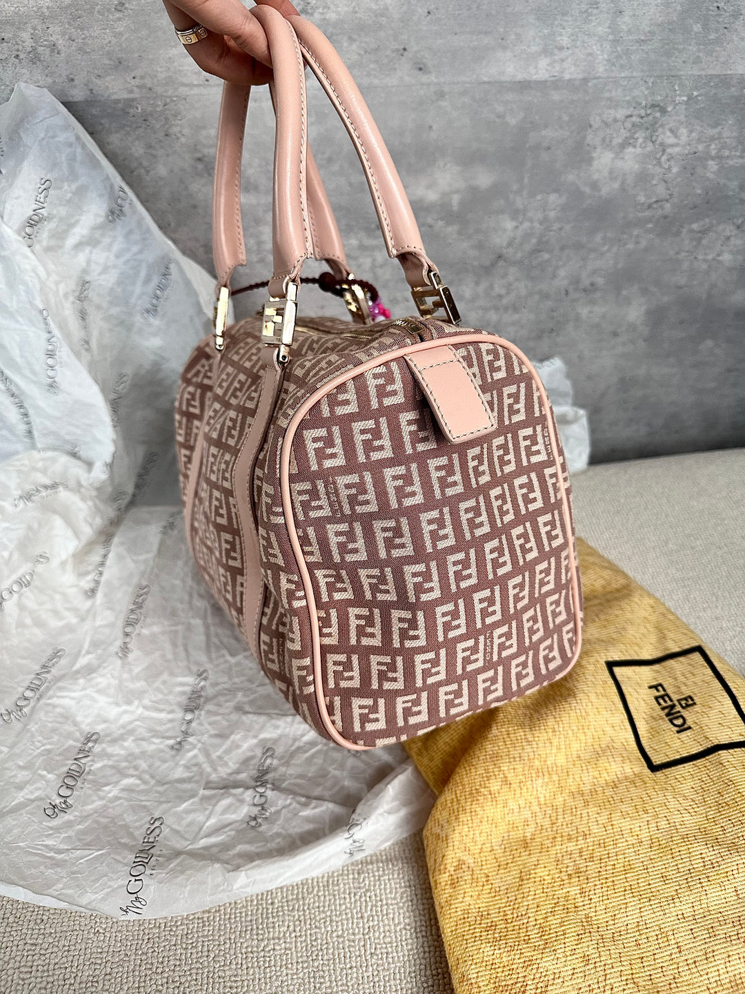FENDI Dusty Pink Small Boston ✨｜Soft, Feminine &amp; Timelessly Chic