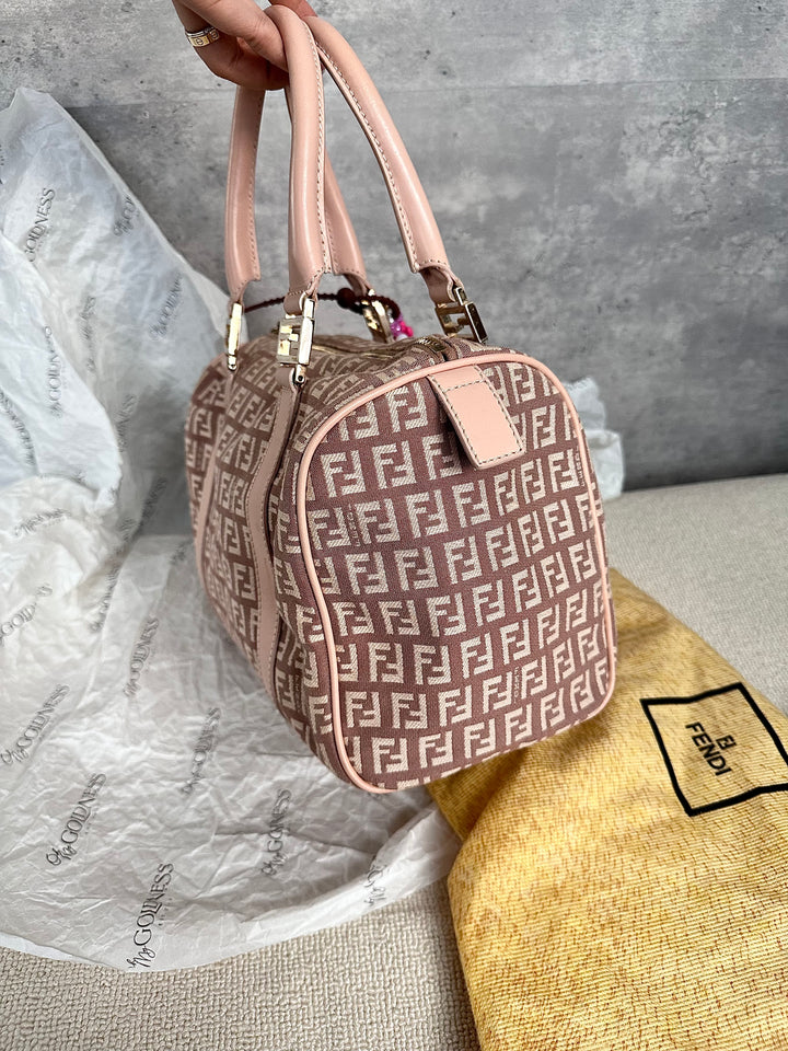 FENDI Dusty Pink Small Boston ✨｜Soft, Feminine &amp; Timelessly Chic
