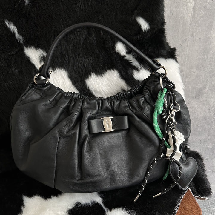 Ferragamo Mini Pumpkin Hobo 🖤✨