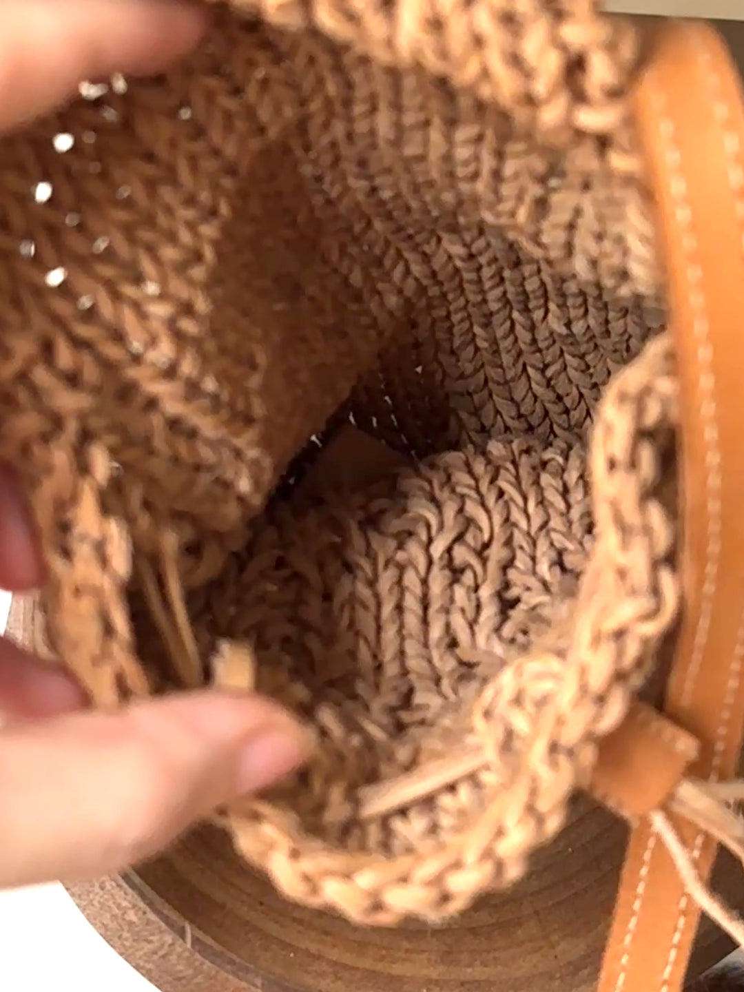 CHANEL Leather Woven Shoulder Bag 🤎🧺｜Intricate Leather Weave × Caramel Brown × Crossbody Carry