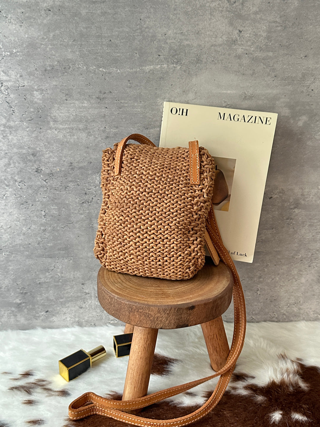 CHANEL Leather Woven Shoulder Bag 🤎🧺｜Intricate Leather Weave × Caramel Brown × Crossbody Carry
