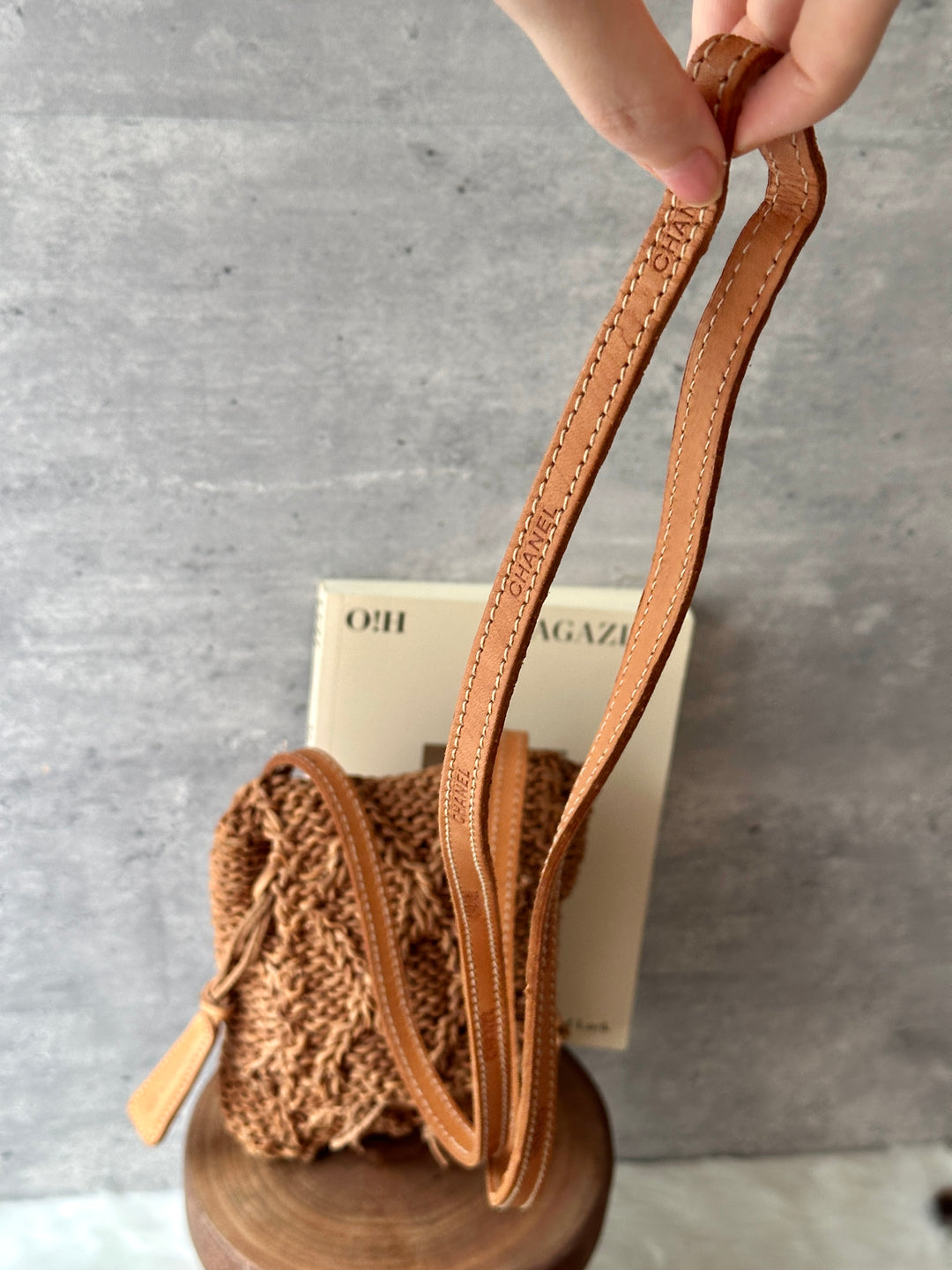 CHANEL Leather Woven Shoulder Bag 🤎🧺｜Intricate Leather Weave × Caramel Brown × Crossbody Carry
