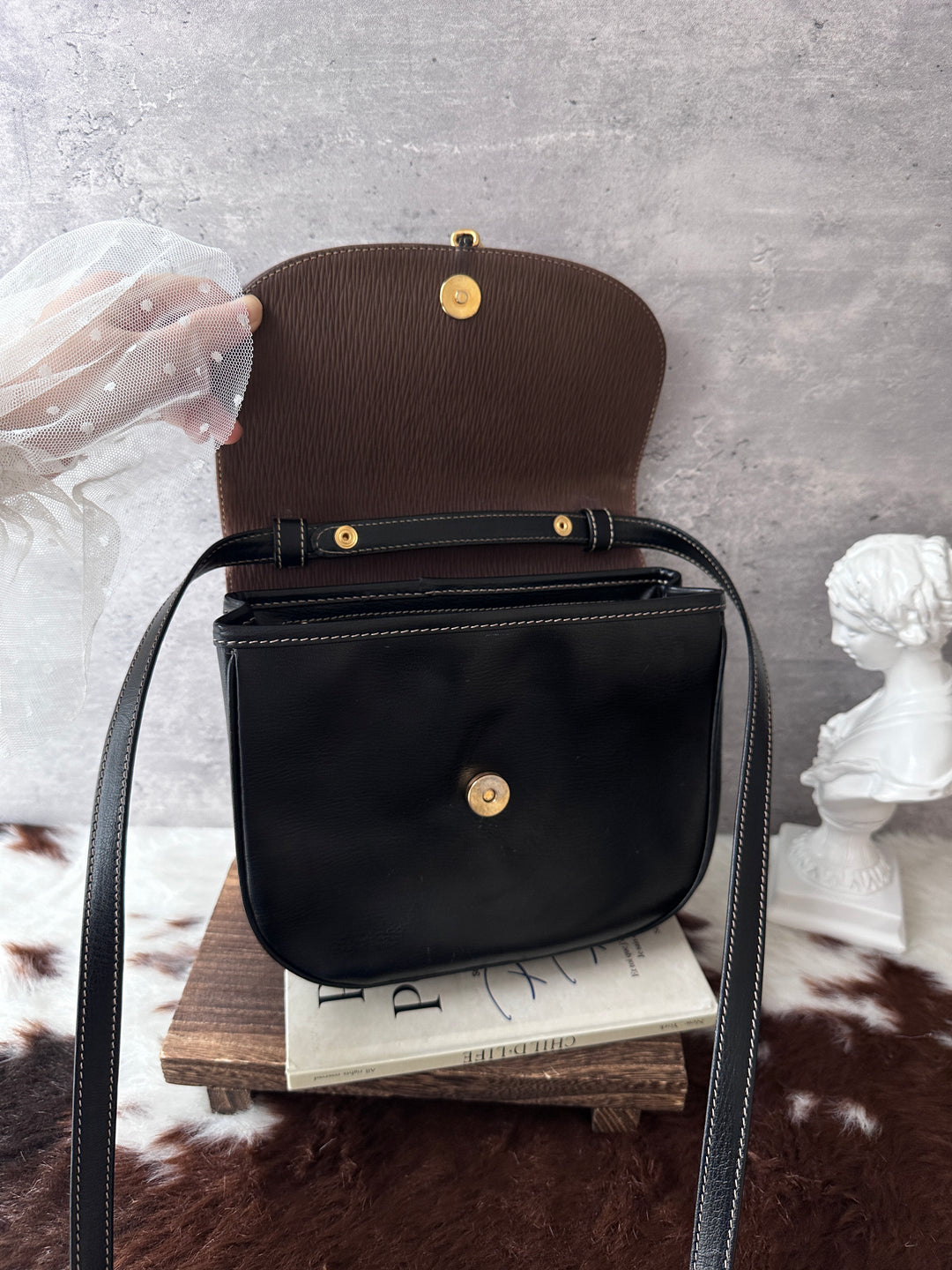Loewe Half Moon Mini Kelly Bag 🖤｜Rare Mini Size｜Original Strap｜Collector’s Handle