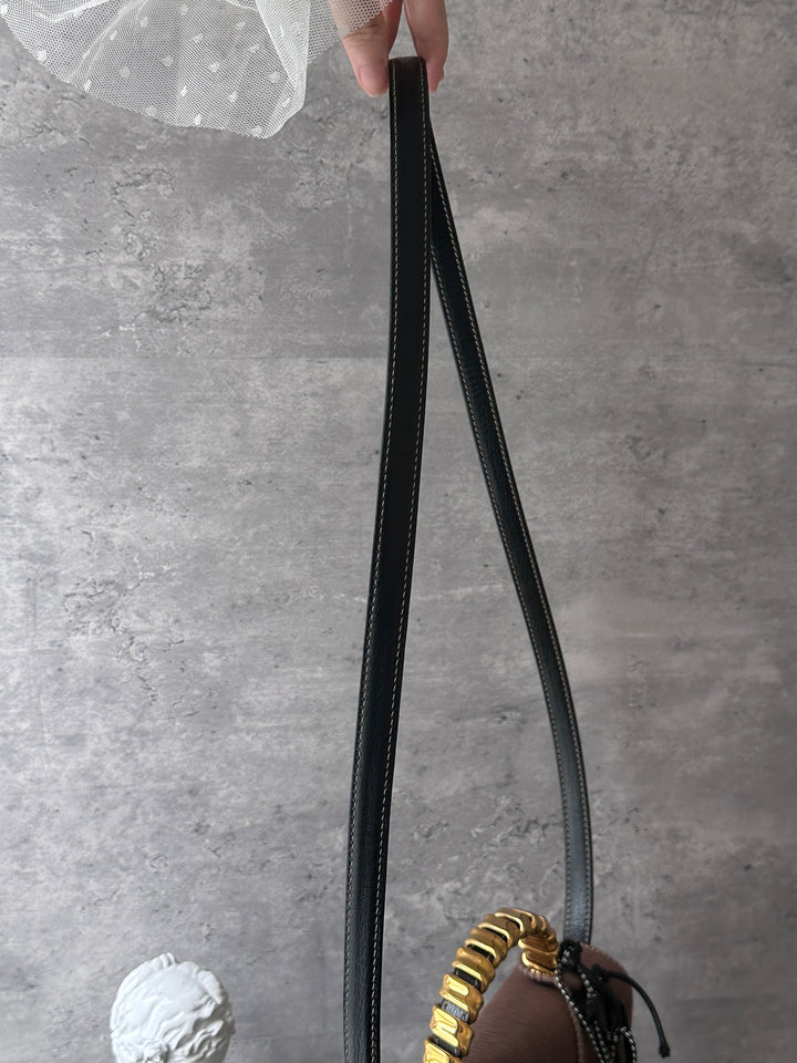 Loewe Half Moon Mini Kelly Bag 🖤｜Rare Mini Size｜Original Strap｜Collector’s Handle
