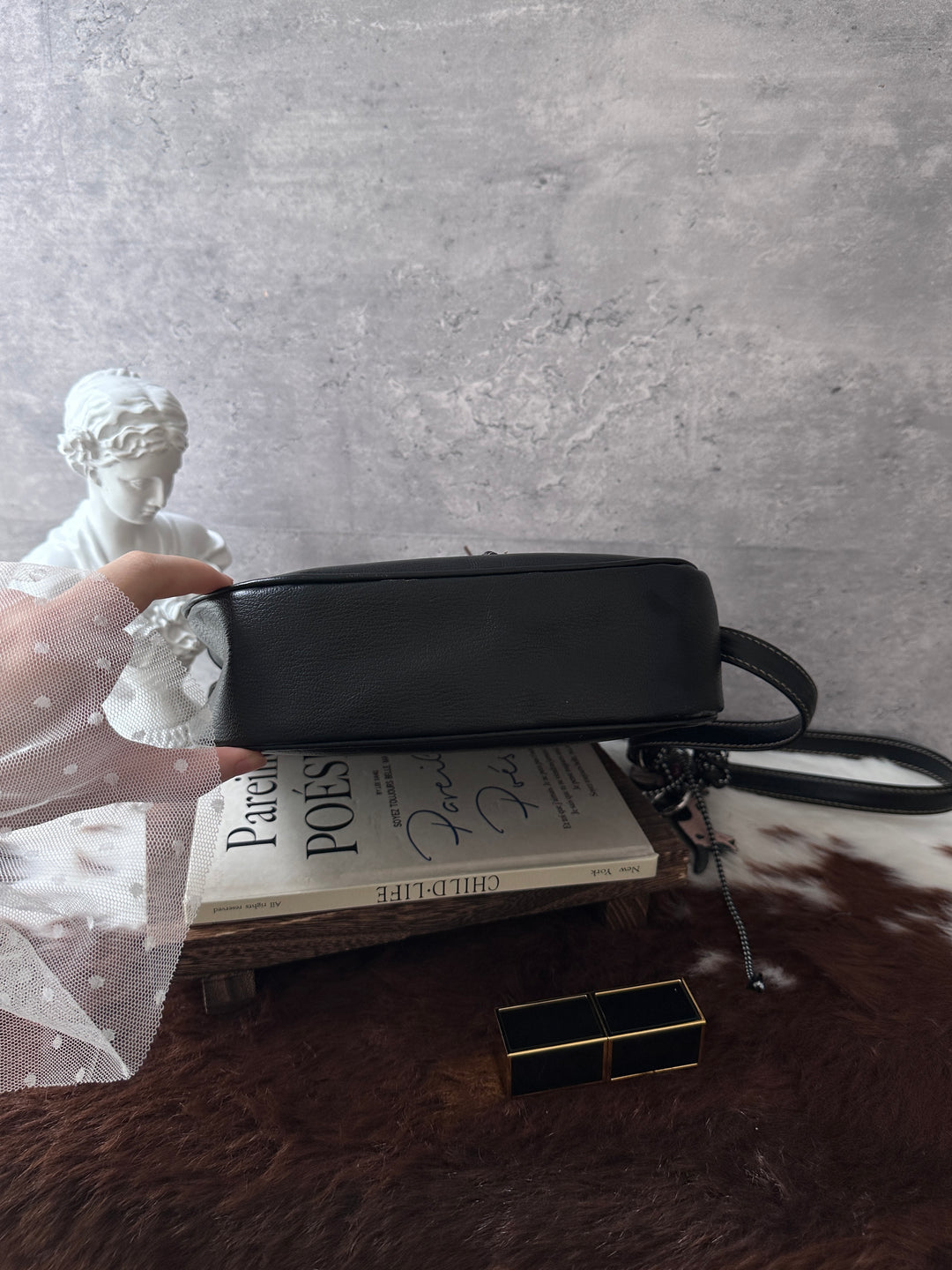 Loewe Half Moon Mini Kelly Bag 🖤｜Rare Mini Size｜Original Strap｜Collector’s Handle