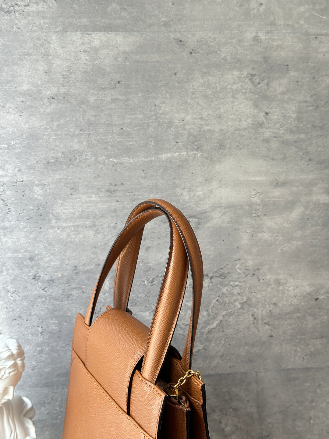 Bvlgari Caramel Box Top Handle Bag 🤎｜Original Strap｜Full Set Included｜Structured Shape