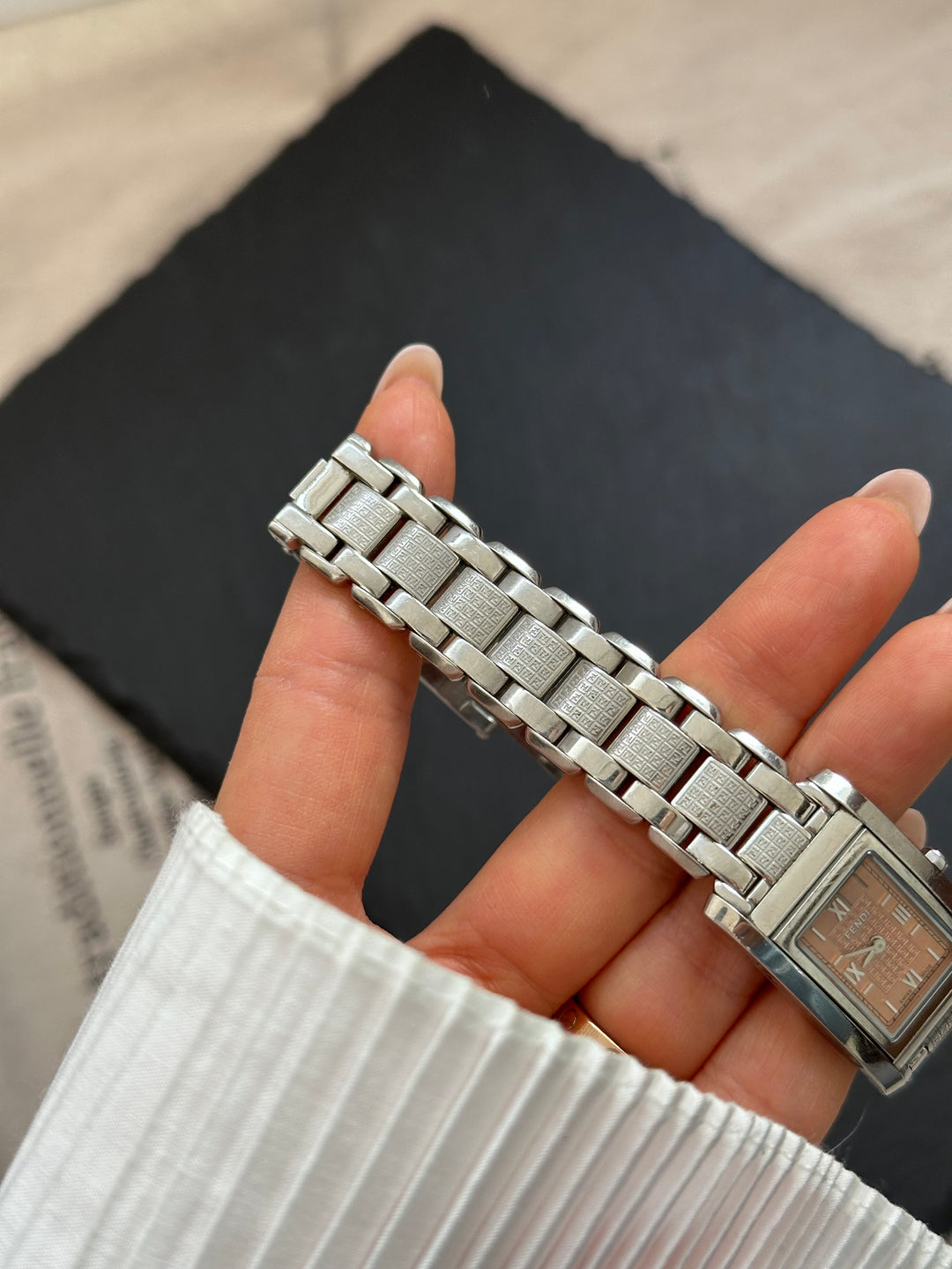 Fendi Rare FF Tank Watch 😍🩶✨