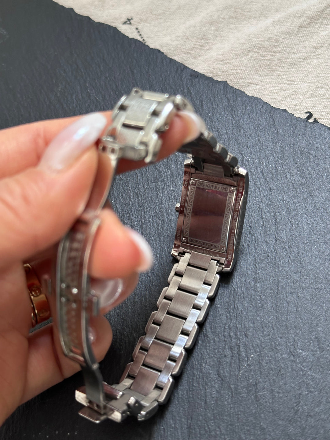 Fendi Rare FF Tank Watch 😍🩶✨