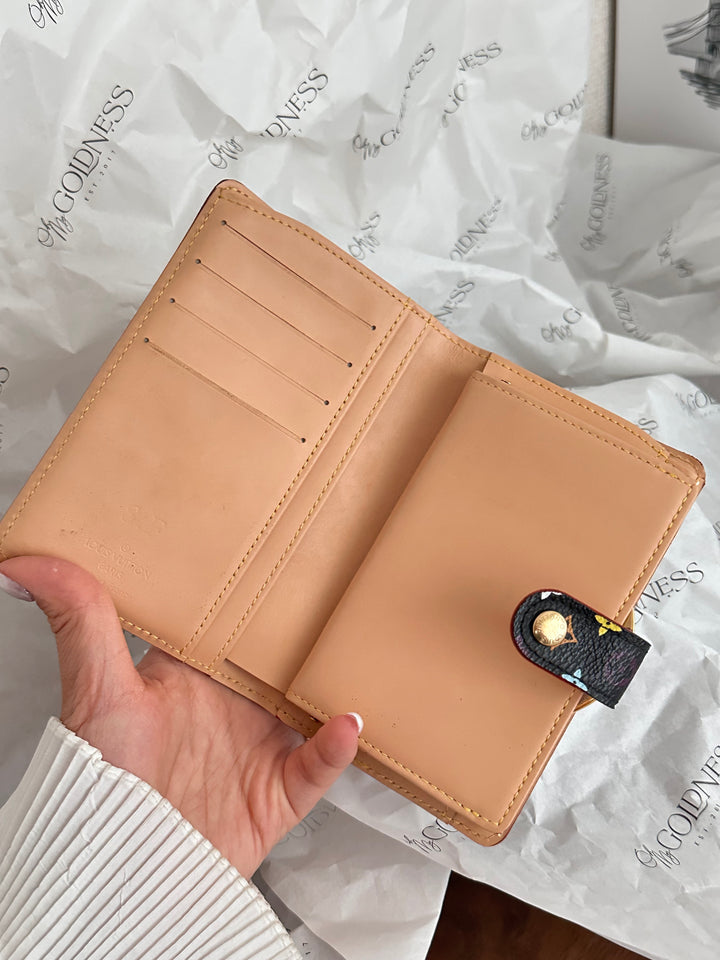 LOUIS VUITTON Multicolore Monogram Wallet（Black × Multicolor）｜Takashi Murakami Collaboration 🌈✨
