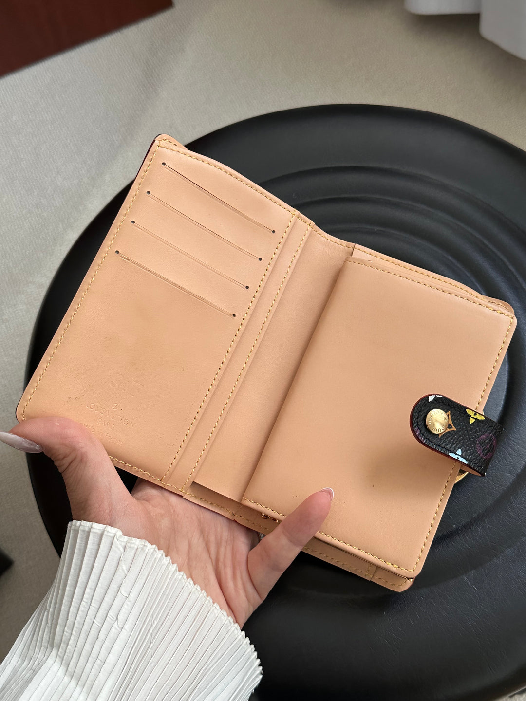 LOUIS VUITTON Multicolore Monogram Wallet（Black × Multicolor）｜Takashi Murakami Collaboration 🌈✨