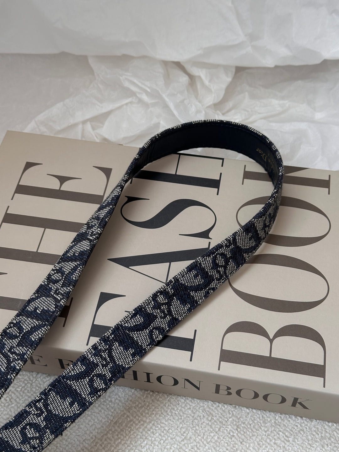 Dior CD Monogram Belt 🖤✨ Gold Large CD Buckle (Size 70)