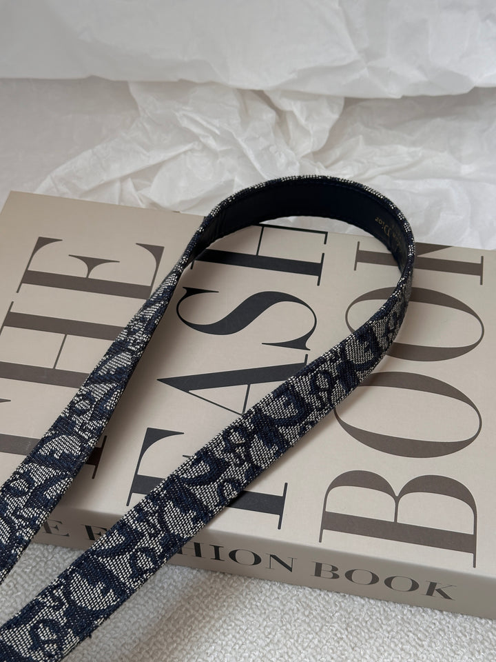 Dior CD Monogram Belt 🖤✨ Gold Large CD Buckle (Size 70)