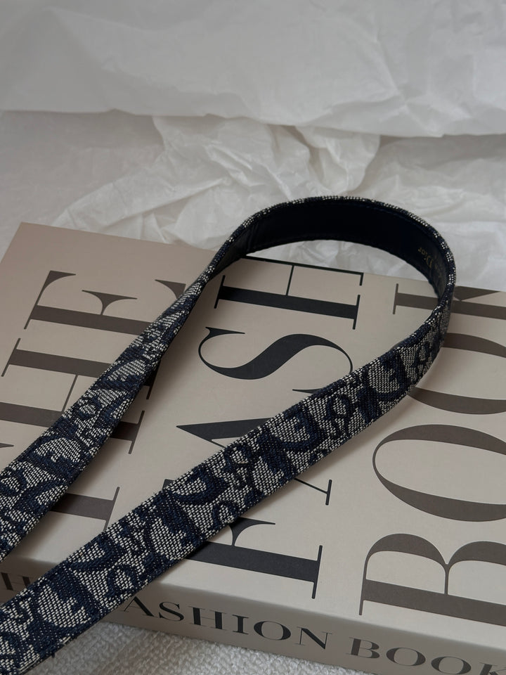 Dior CD Monogram Belt 🖤✨ Gold Large CD Buckle (Size 70)