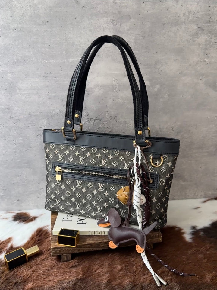 Louis Vuitton Mini Monogram Shoulder Tote Bag 🖤🩶｜Rare Compact Size × Lightweight Design × Practical Storage