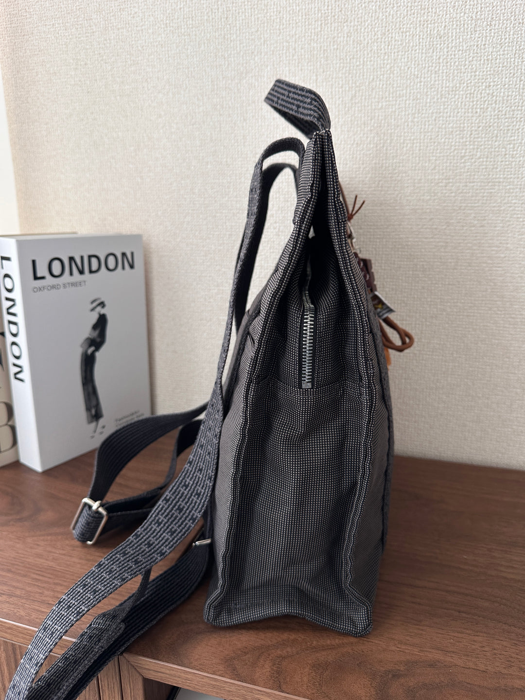 Hermès Classic Tote Backpack 🖤✨ With Bonus Crossbody Bag