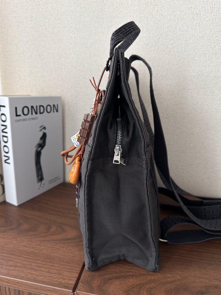 Hermès Classic Tote Backpack 🖤✨ With Bonus Crossbody Bag