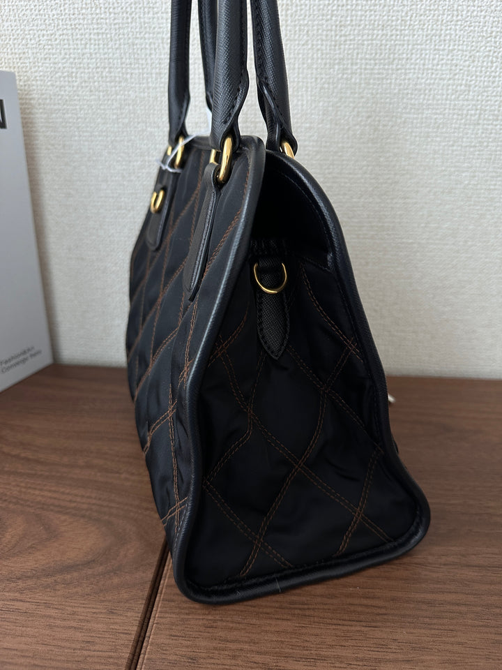Prada Nylon Contrast Stitch Tote 🖤✨ Lightweight & Versatile