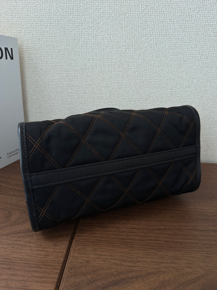 Prada Nylon Contrast Stitch Tote 🖤✨ Lightweight & Versatile