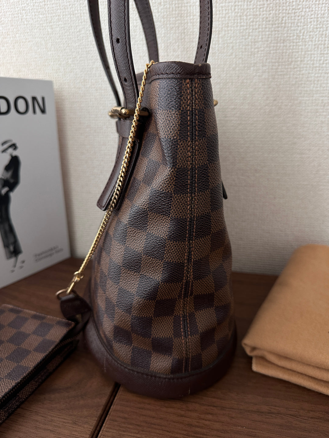 Louis Vuitton Damier Bucket Tote 🪣🤎 With Pouch & Dust Bag
