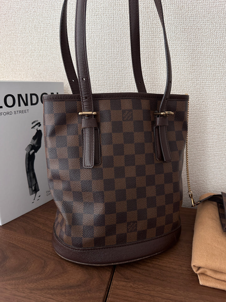 Louis Vuitton Damier Bucket Tote 🪣🤎 With Pouch & Dust Bag