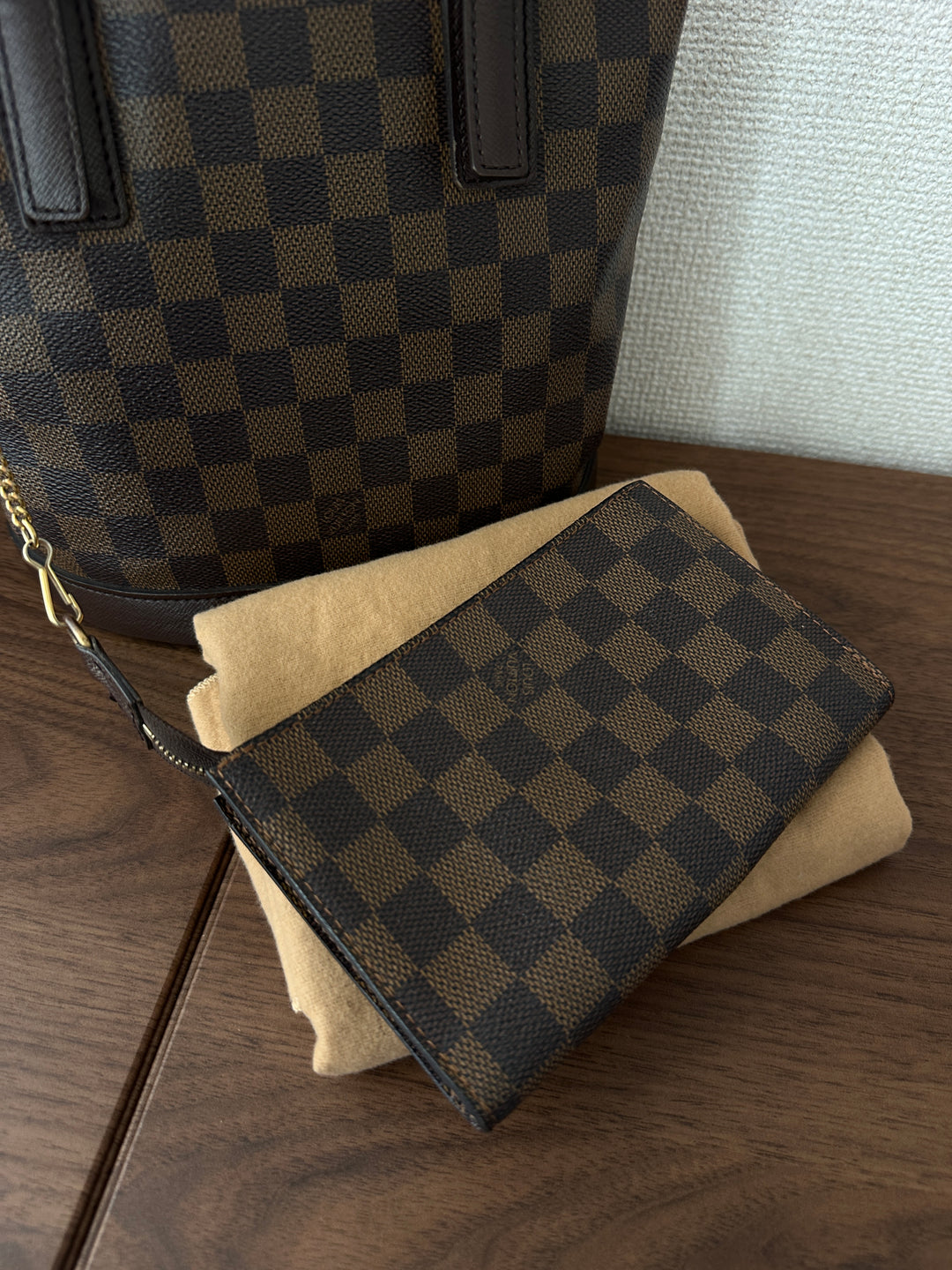 Louis Vuitton Damier Bucket Tote 🪣🤎 With Pouch & Dust Bag