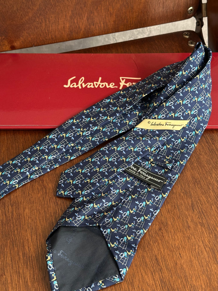 Salvatore Ferragamo Limited Edition Tie 💙🖤