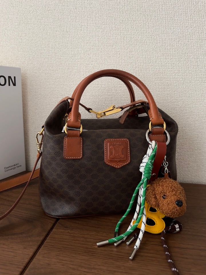 Celine Vintage Macadam 4-Way Box Tote 🤎✨ With Original Strap