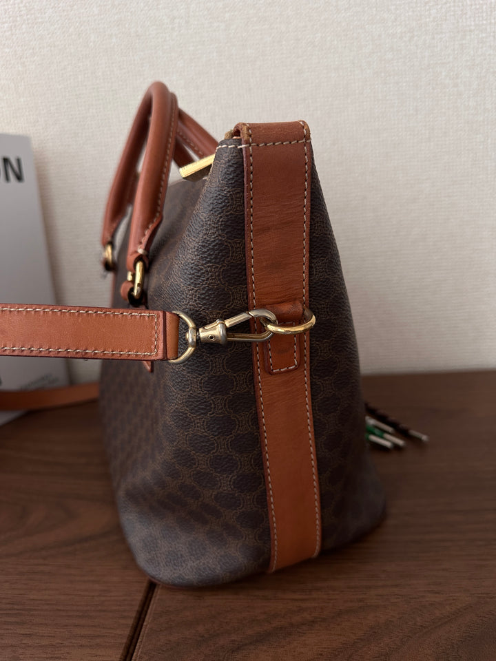 Celine Vintage Macadam 4-Way Box Tote 🤎✨ With Original Strap