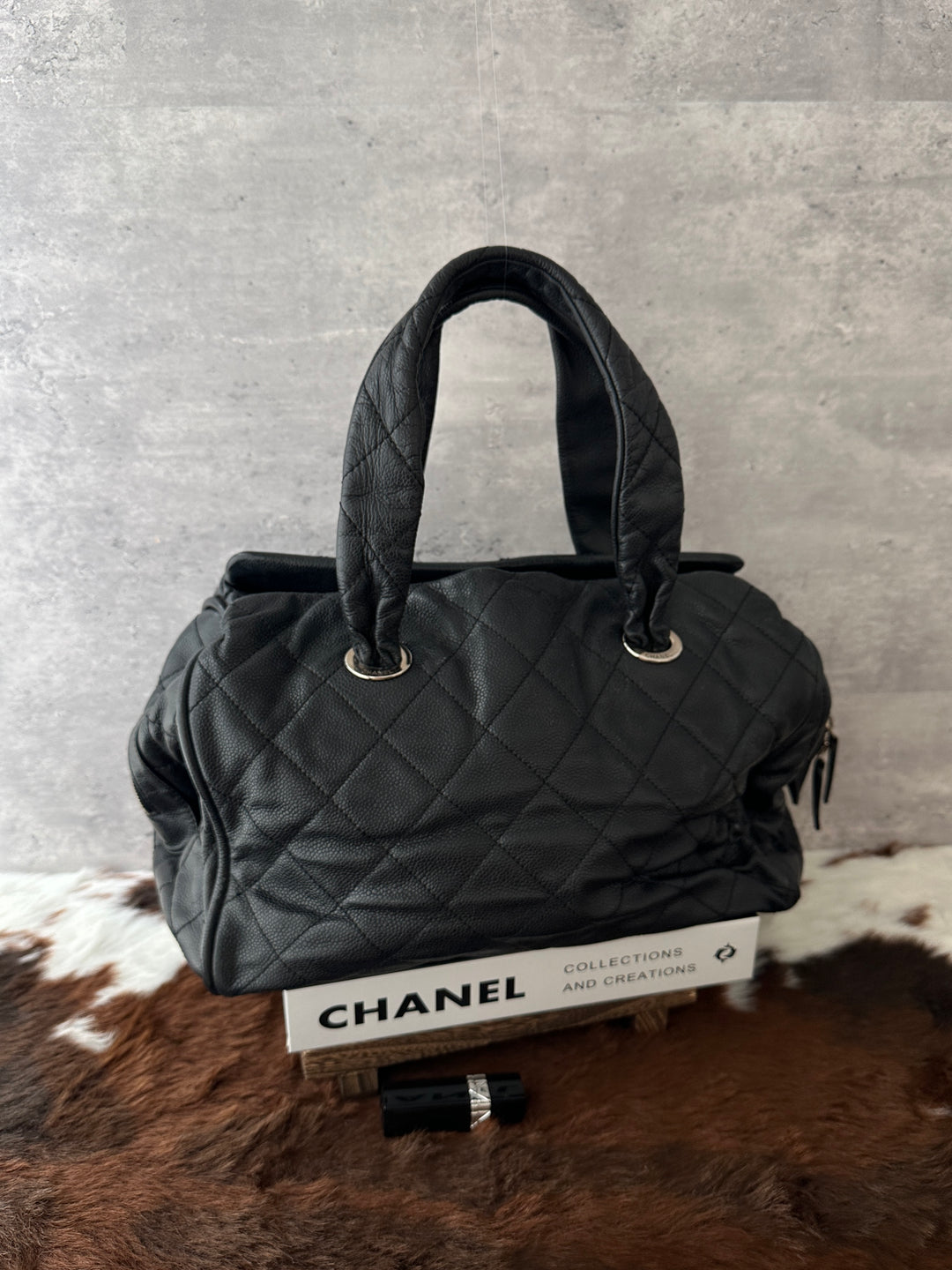 Chanel Large CC Caviar Bowling Bag 🖤｜Oversized CC Motif × Timeless Black × Spacious Everyday Carry