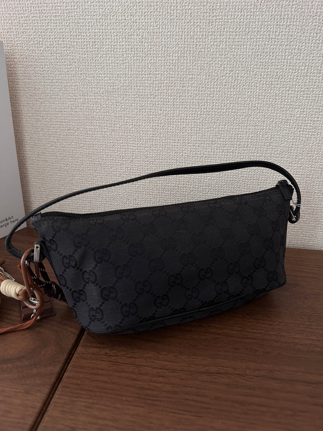 Gucci Monogram Mini Pouch Bag 🖤✨ Convertible & Lightweight