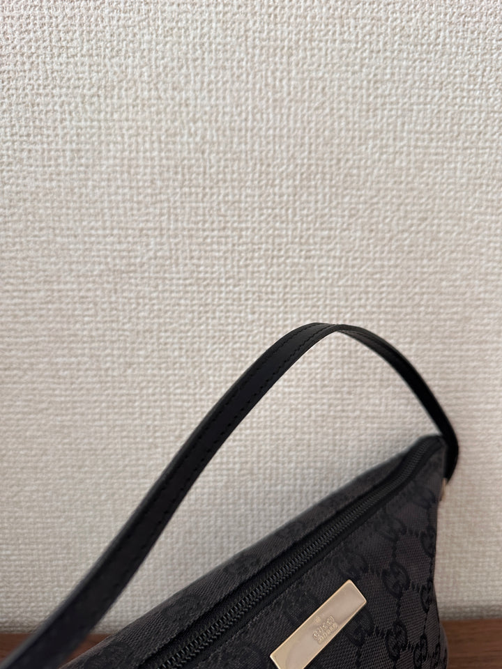 Gucci Monogram Mini Pouch Bag 🖤✨ Convertible & Lightweight