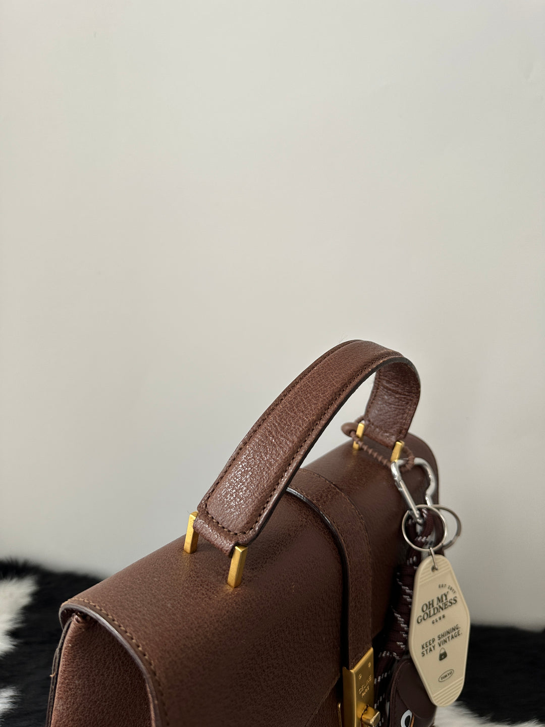 CELINE 🤎 Chocolate Pigskin Kelly Bag｜Rare Material × Structured Elegance × Everyday Durability