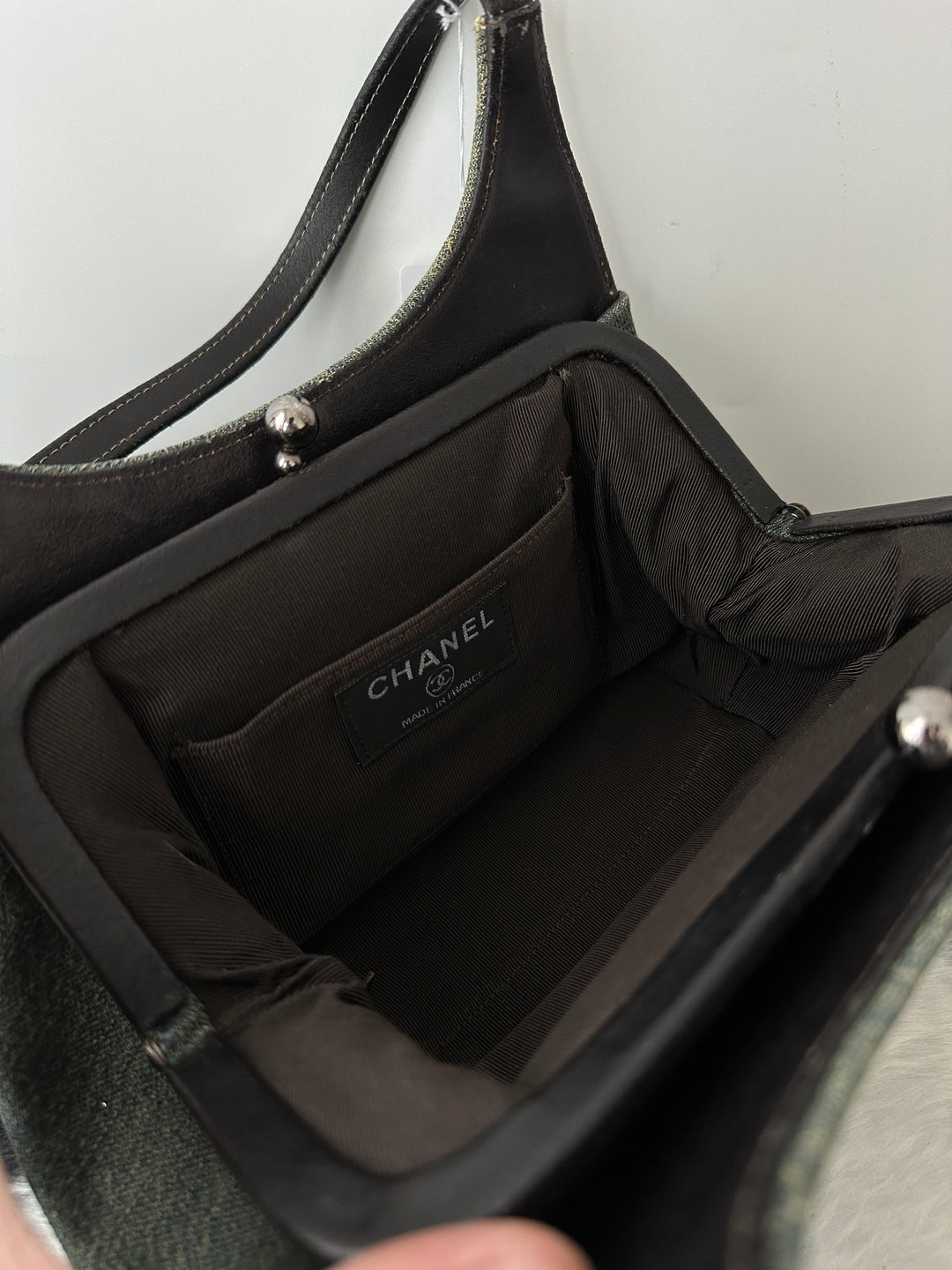 Chanel “Cloud Denim Shoulder Bag” ☁️💙 | Rare Small Size with Kiss Lock