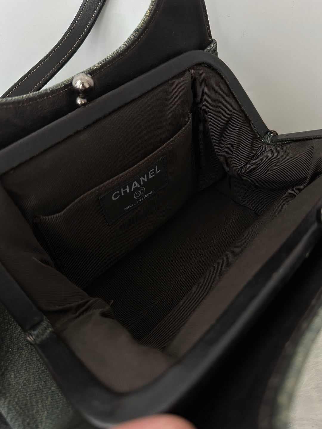 Chanel “Cloud Denim Shoulder Bag” ☁️💙 | Rare Small Size with Kiss Lock