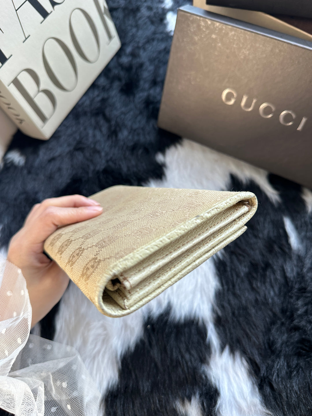 Gucci Bamboo GG Canvas Long Wallet 🤎｜Signature Monogram × Bamboo Detail × Spacious Interior