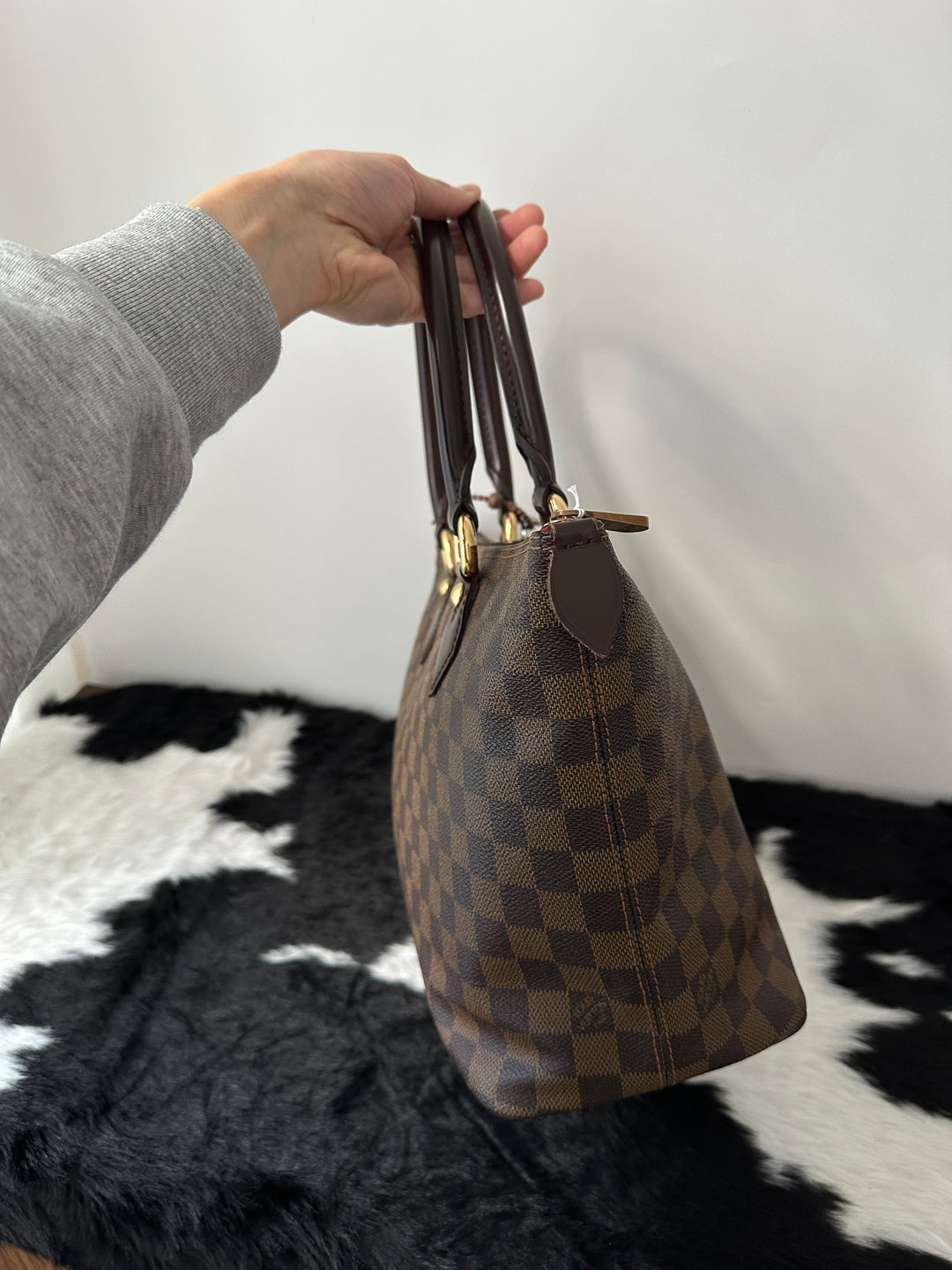 Louis Vuitton Damier Ebene Shoulder Tote🤎✨ | Rare Long-Handle Version