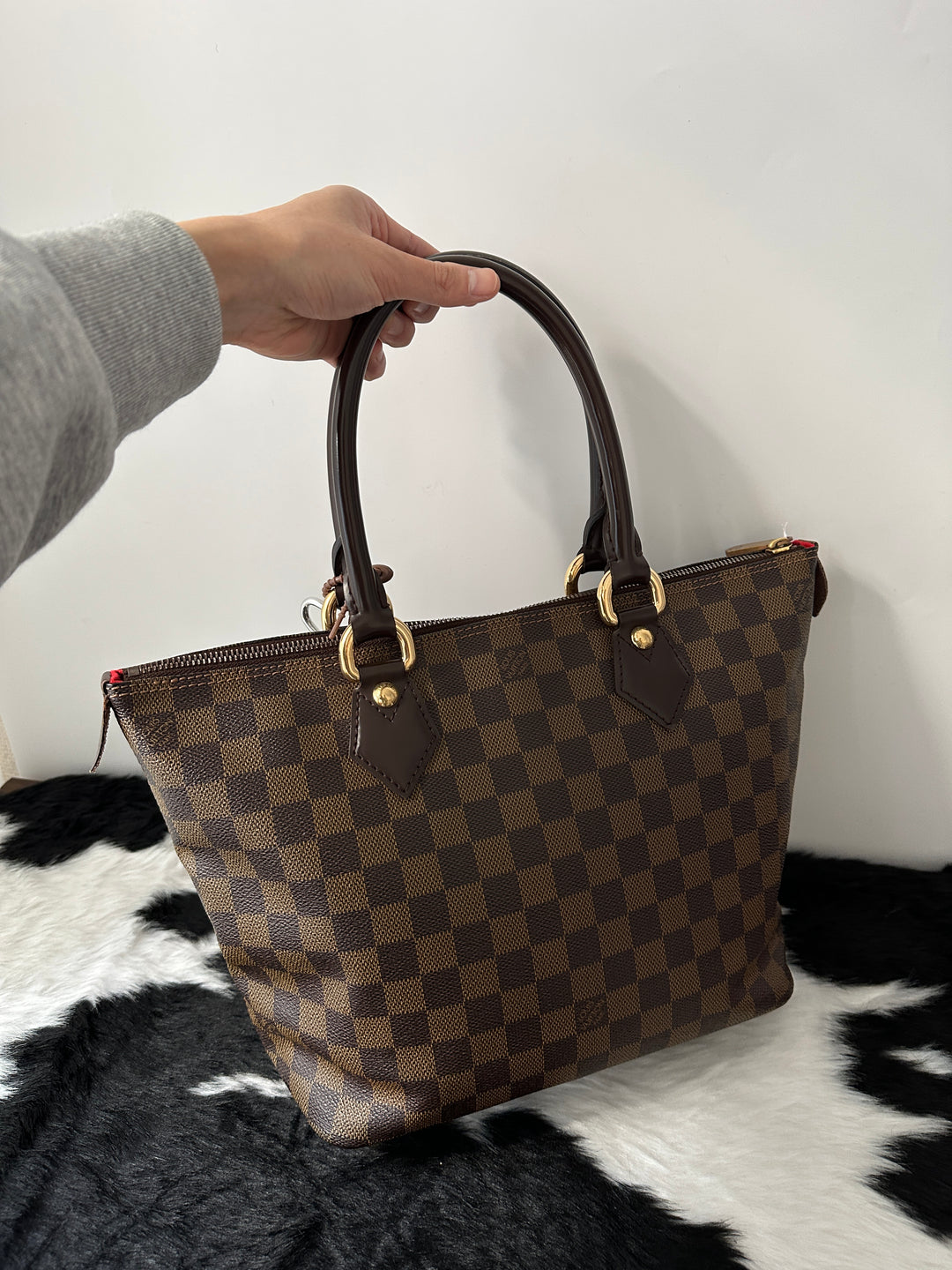 Louis Vuitton Damier Ebene Shoulder Tote🤎✨ | Rare Long-Handle Version