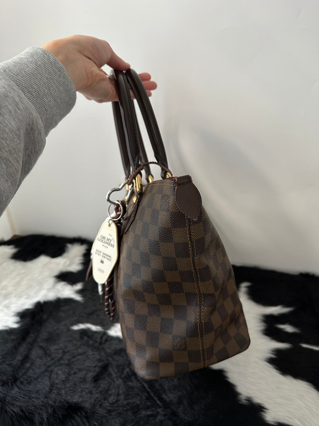 Louis Vuitton Damier Ebene Shoulder Tote🤎✨ | Rare Long-Handle Version