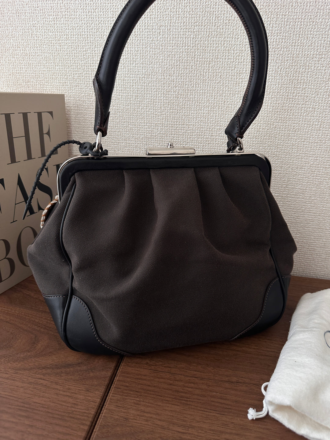 Prada Canvas & Leather Doctor Bag 🖤✨ Rare Vintage with Key